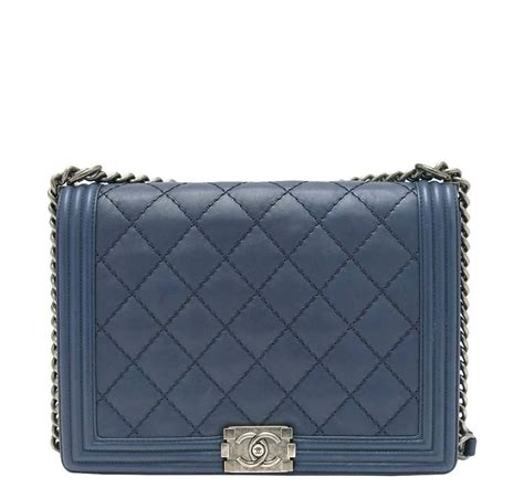 chanel navy boy bag|The Ultimate Guide to the Chanel Boy Bag .